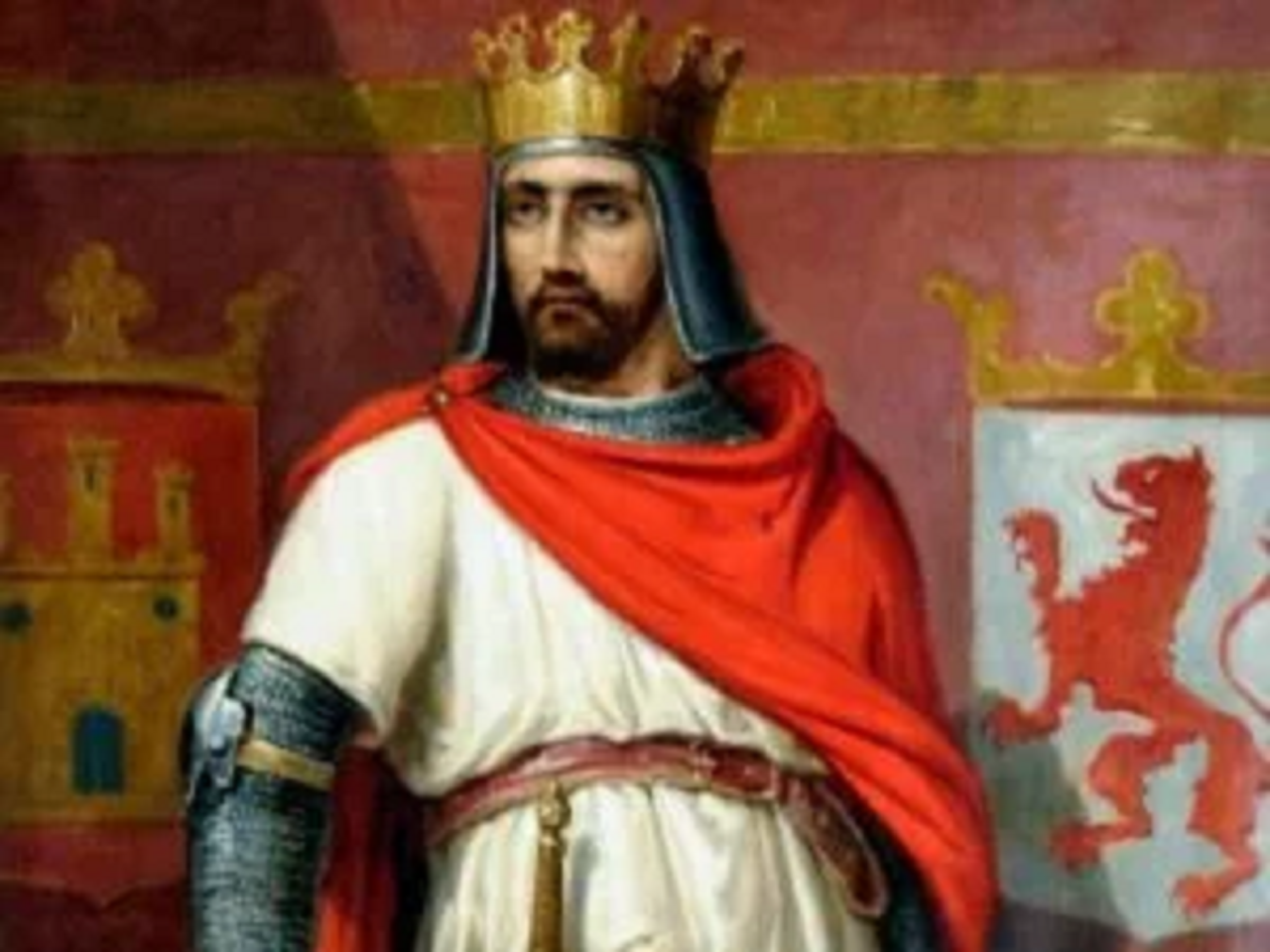imagem de São Henrique II com roupas de rei