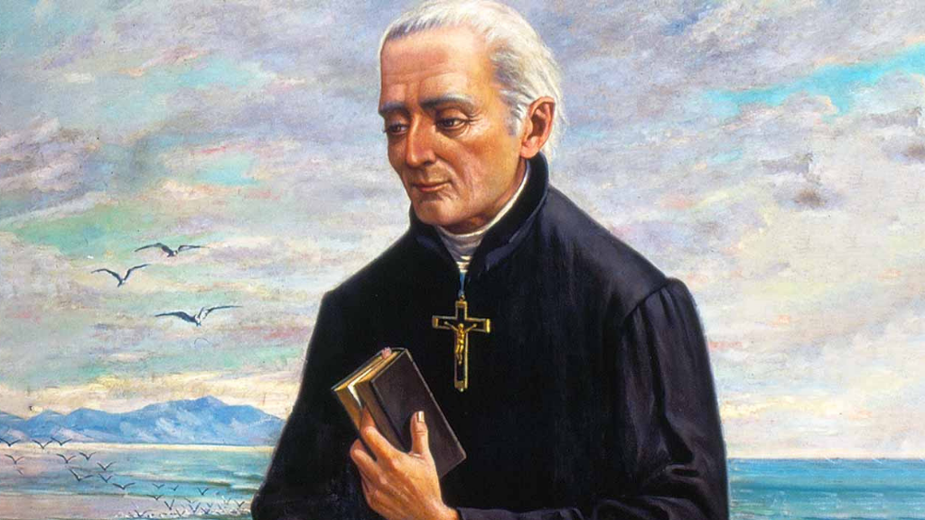 imagem de São José de Anchieta segurando a Bíblia
