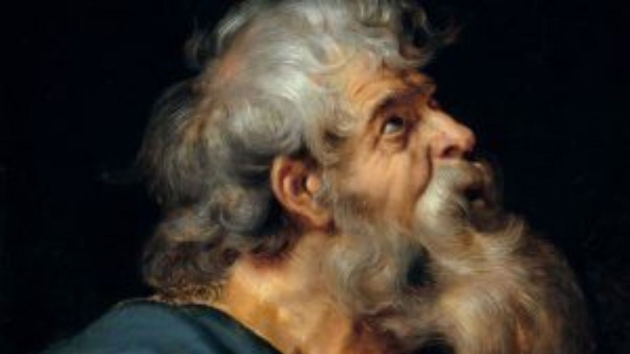 imagem de São Matias olhando para o céu